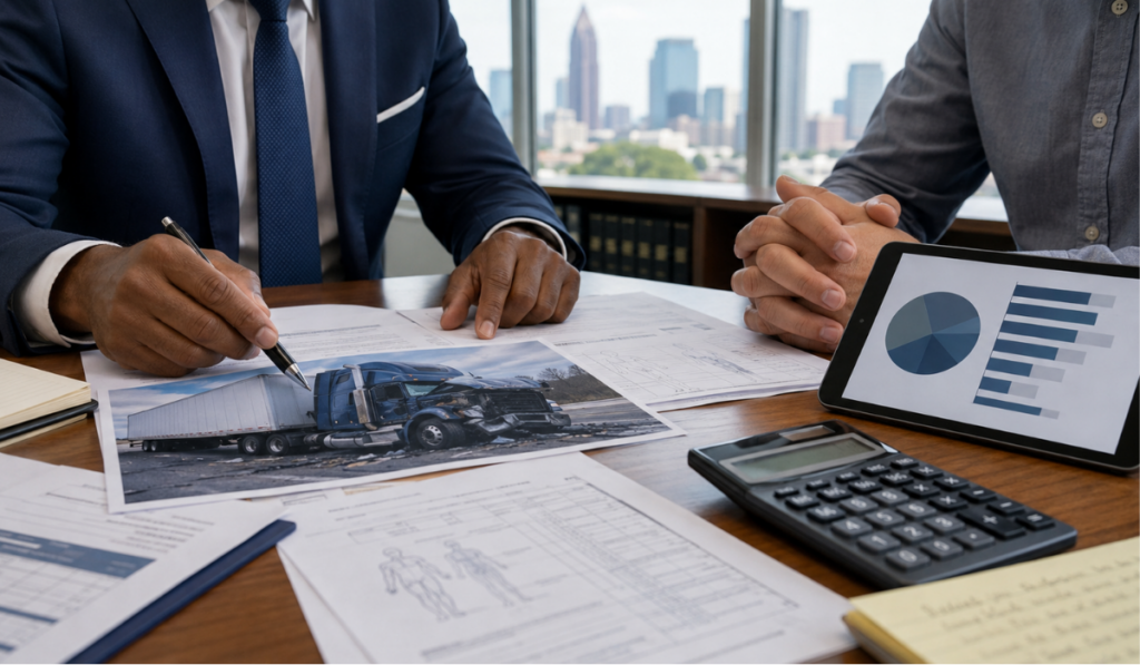 What a Truck Accident Lawyer Can Tell You About Your Case's Value in Atlanta